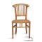 Teak Side Chair - Lenong Batavia -Wood Slats Back Front View