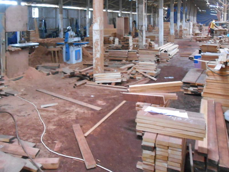 Bespoke furniture workshop in-house