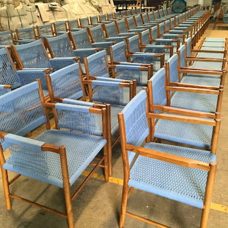 Custom design rattan chairs