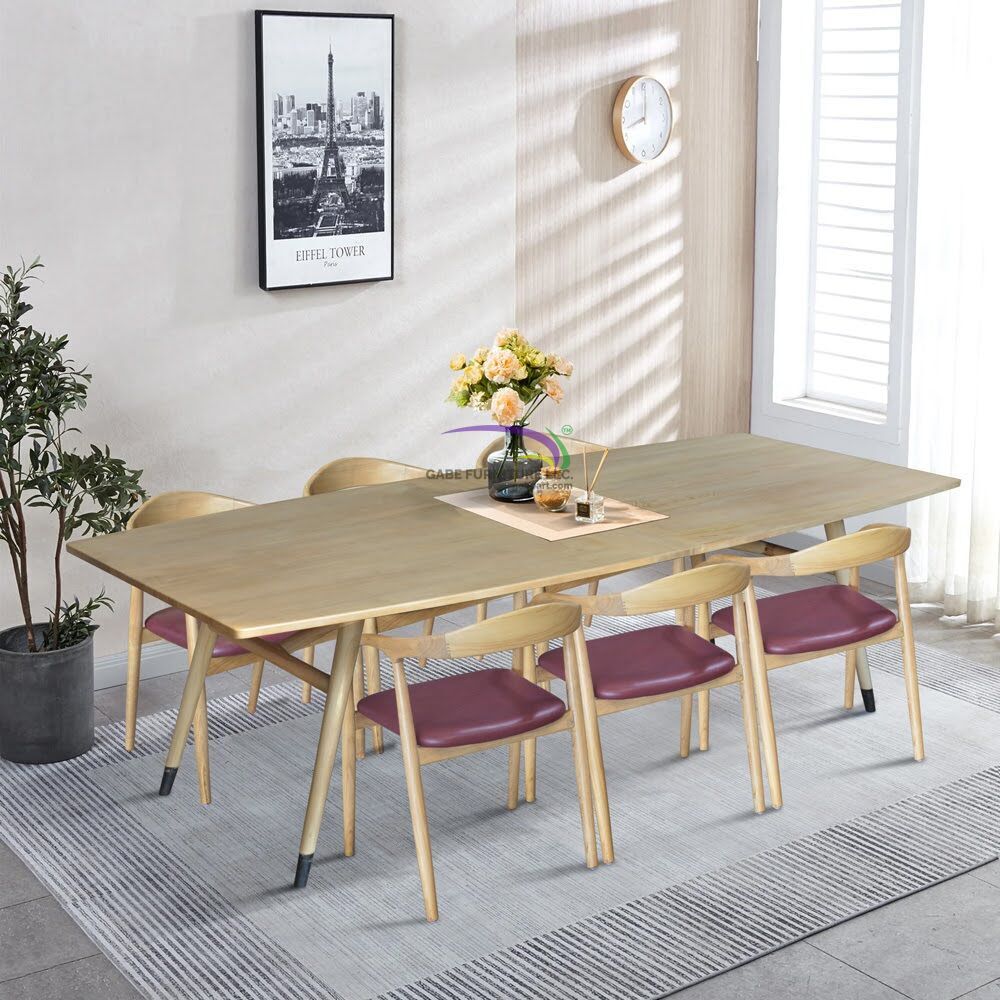 Dining Table Oval Top In Teak New Size C