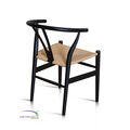 Arm Chair Chinese In Teak With Loom Weaving Seat C icon