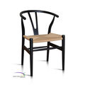 Arm Chair Chinese In Teak With Loom Weaving Seat G icon