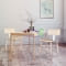 Atilla minimalist dining chairs and table
