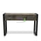 Console Table Scandinavian 3 Drawers  Black Rustic