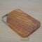 Teak wood Cutting board brown color teak oiled