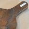 Rustic cutting board handle detail