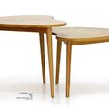 Side Table Fifties Set Of 2 In Mindi Slats D icon