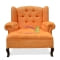 Sofa Chair Classic With Tufted Back Rest