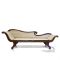 Javanese Teak Daybed with Exquisite Caned Seating armrest sloping angle