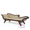Javanese Teak Daybed with Exquisite Caned Seating lower armrest on the left side