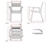 Stacking Chair Technical drawing