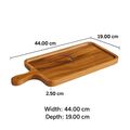 Suar Wood Rectangular Cutting Board B icon