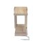 Teak Wood Dining Cart Front View