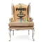 Wing Chair Luis With Burlap