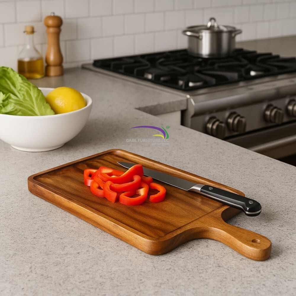 Suar Wood Rectangular Cutting Board