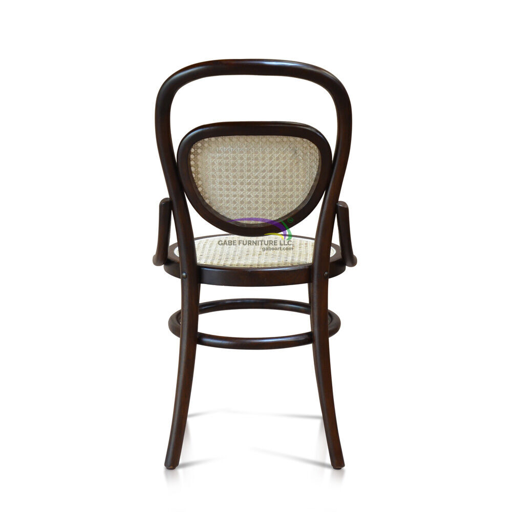 Teak Chair With Rattan B