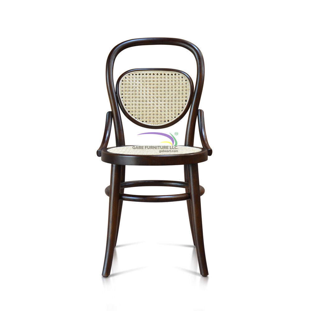 Teak Chair With Rattan E