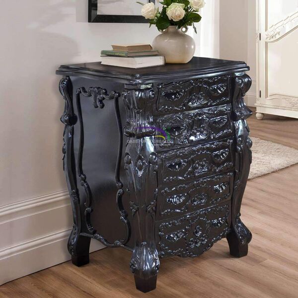 70 Cm Rococo 85 Cm High 5 Drawers