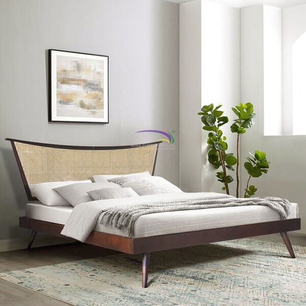 Horizon Curve Rattan Bed