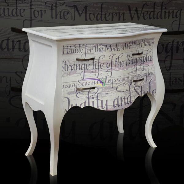 Buffet Font Style 2 Drawer