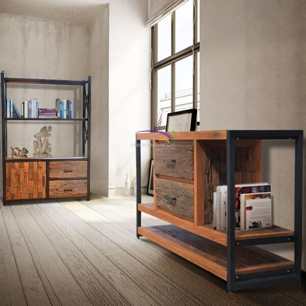 Buffet Iron Frame Combine With Erosion Wood