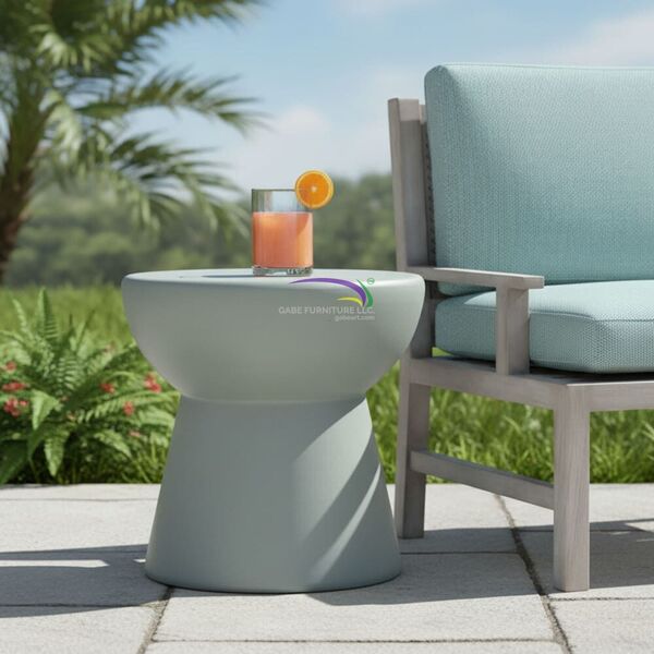Concrete Outdoor Stool Table