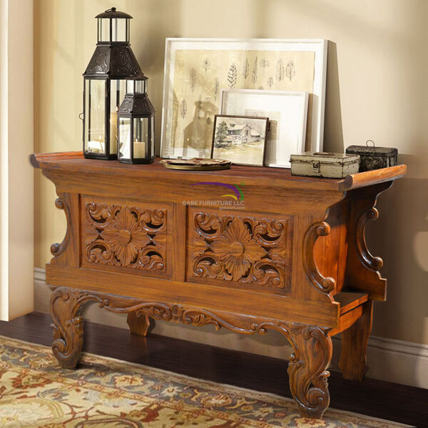 Console Chinnesse Carving