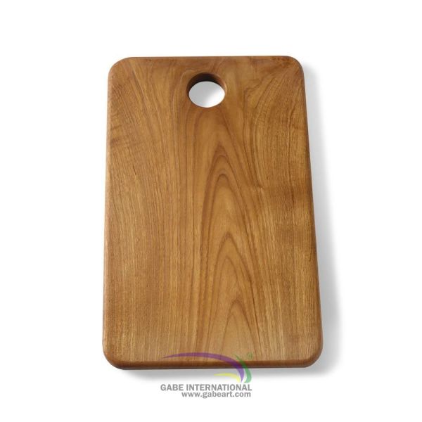 Cutting board big rectangle hanging hole detail