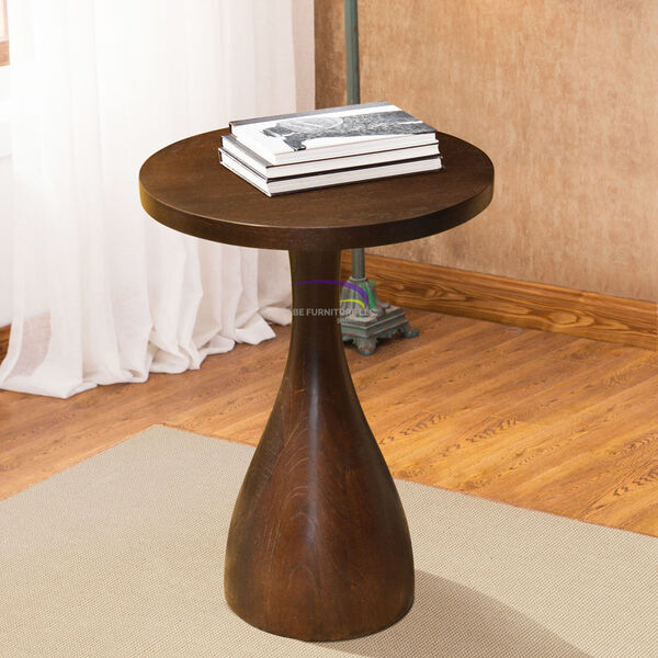 Darby Wood Table Diam 55cm