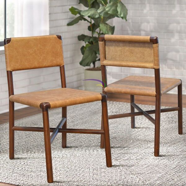 Dining Chair Seed With Full Leather