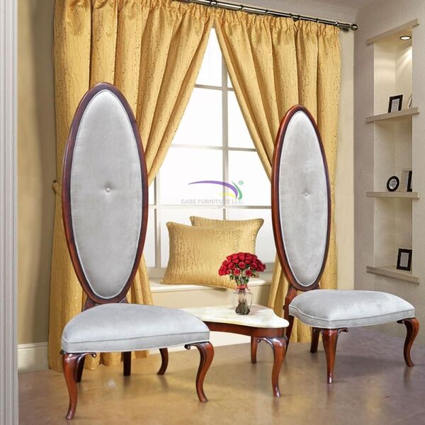 Big Oval Chair Set