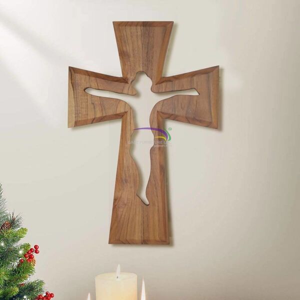 Eternal Light Silhouette Cross