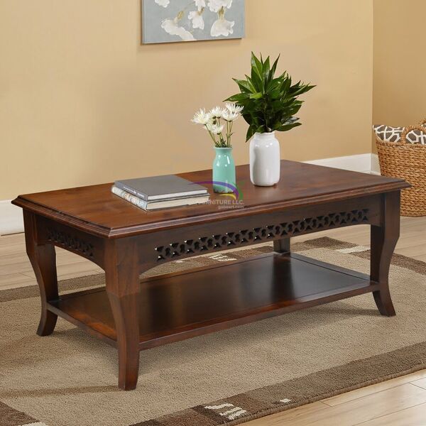 Italy Rantai Wooden Top W/shelv