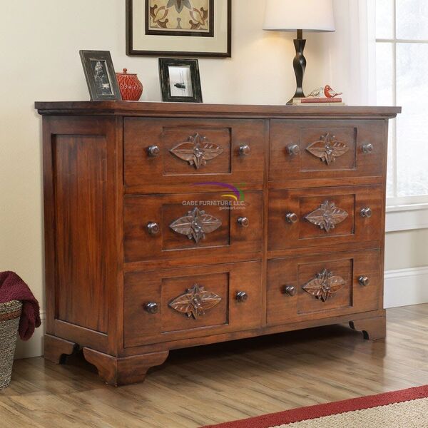 Lotus Dresser 6 Drawers