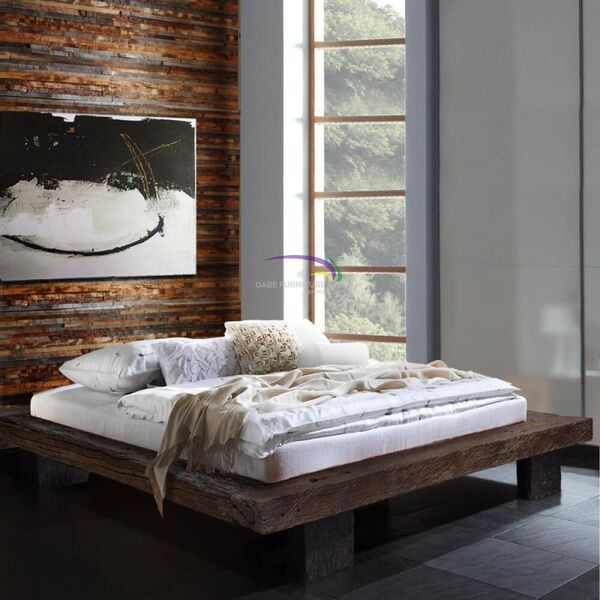 Low Bed Rustic Erosion Wood
