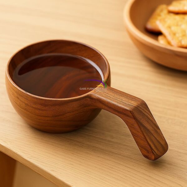 Nordic Teak Wooden Cup
