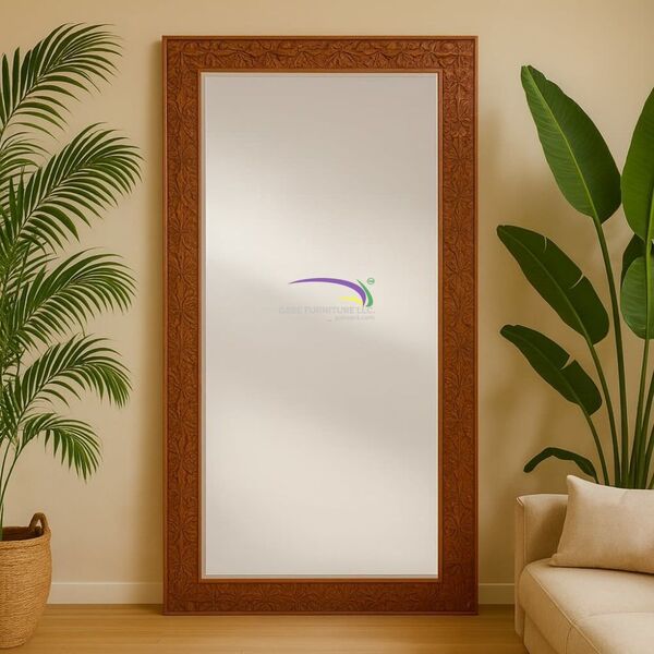 Ornella Mahogany Full-length Mirror