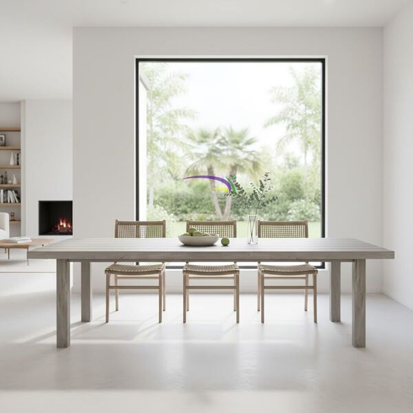 Rectangular Teak Outdoor Dining Table
