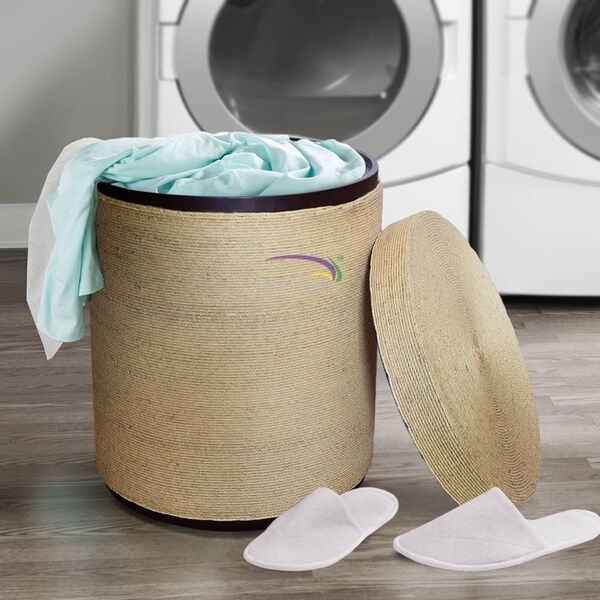 Riviera Laundry Stool With Removable Top