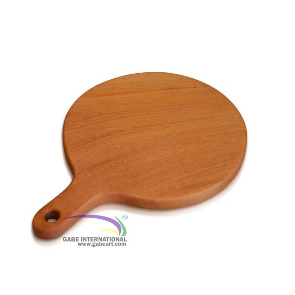 Solod wood round cutting board