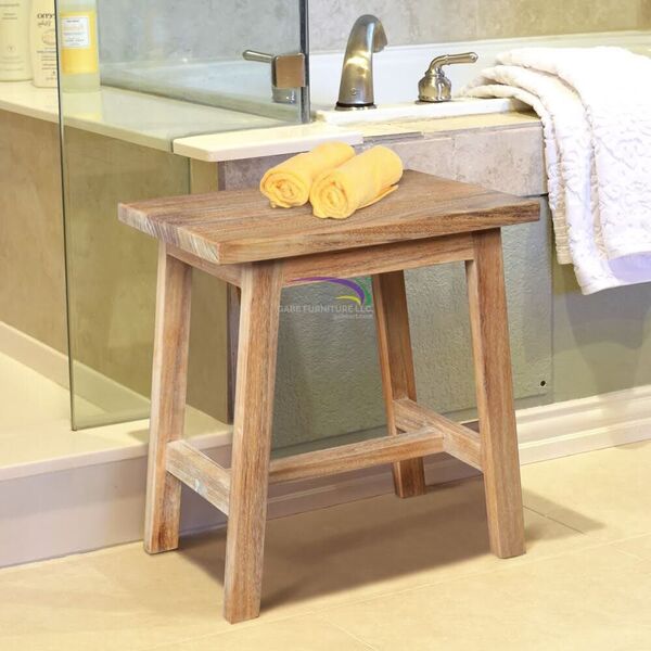 Teak Shower Bench Simple