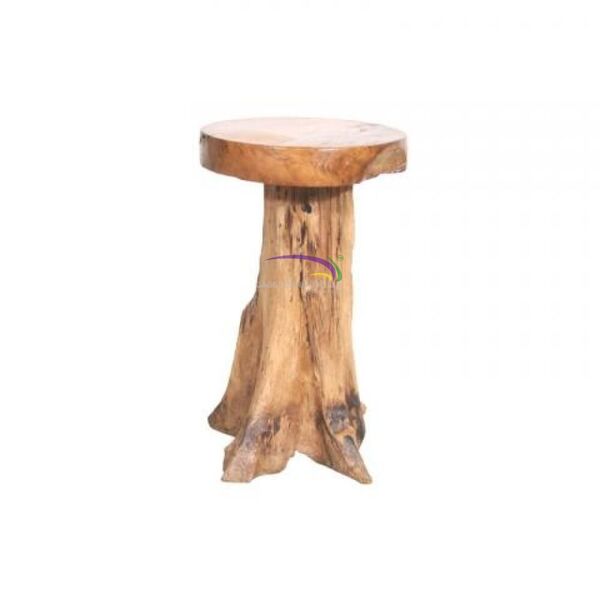 Wood Stump  Bar Stool