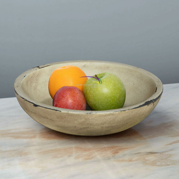Wooden Bowl Katie Small - White