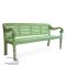 Javanese classic patio bench green painted