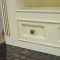 Mahogany Bathroom Cabinet with Double Sinks Vanity Solid brass Pullss