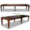 Set Dining Table Zeit Solid Mahogany Wood