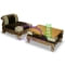 Single Lounger Empire With Stool 