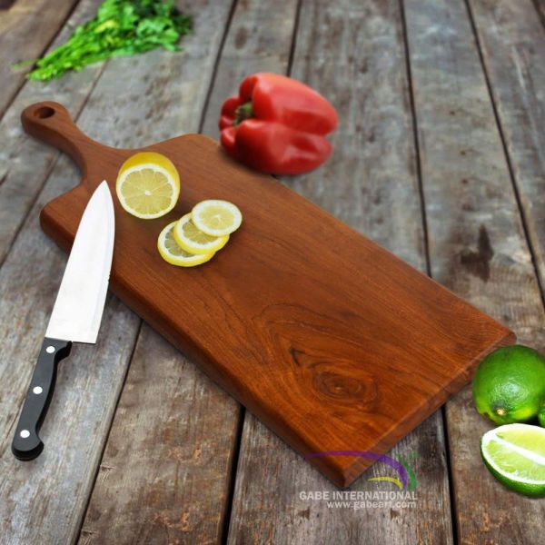 Cutting board rectangular solid wood